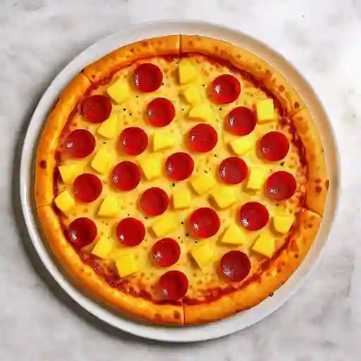 Pizza Familiar Hawaiina/peperoni