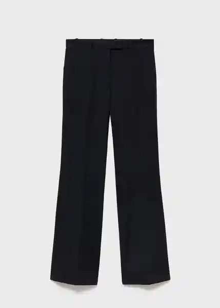 Pantalón Emma Negro Talla 44 Mujer Mango