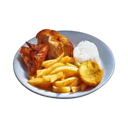 Bandeja con Pollo Pechuga y Ala