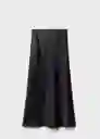 Falda Mia2 Negro Talla M Mujer Mango