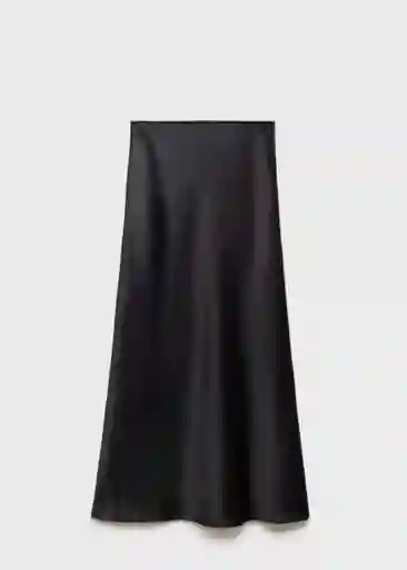 Falda Mia2 Negro Talla M Mujer Mango