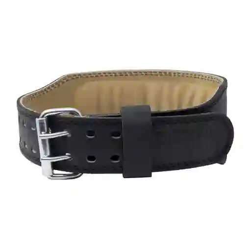 Cinturón de Pesas de Cuero Negro Talla L Everlast