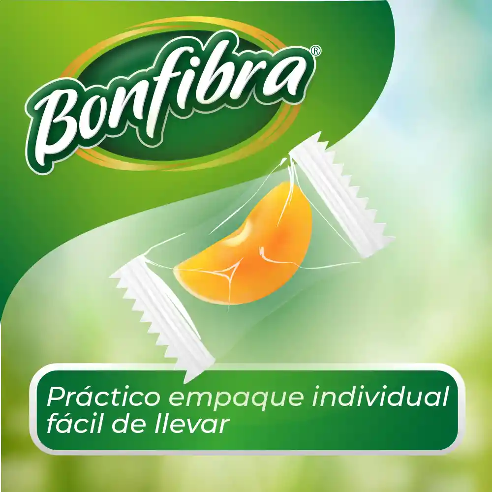 Bonfibra Suplemento Alimenticio Gomas de Mandarina sin Azúcar