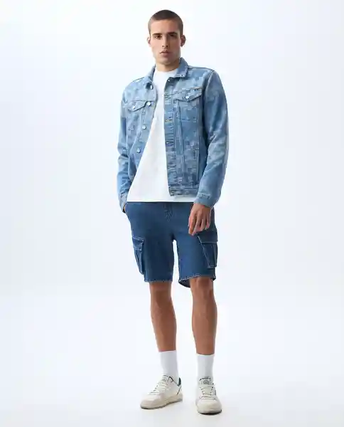 Chaqueta Hombre Azul Talla S 521G000_AZU114604 Americanino