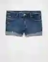 Short Mujer Azul Talla: 8 8186738 American Eagle