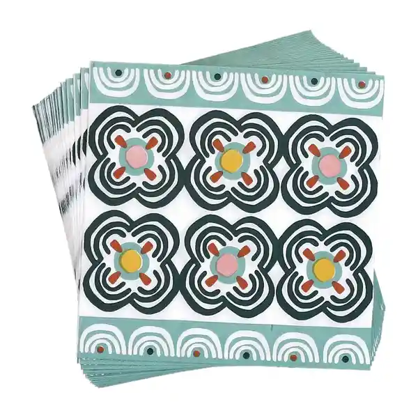 Set de Servilletas de Papel Verde Casaideas
