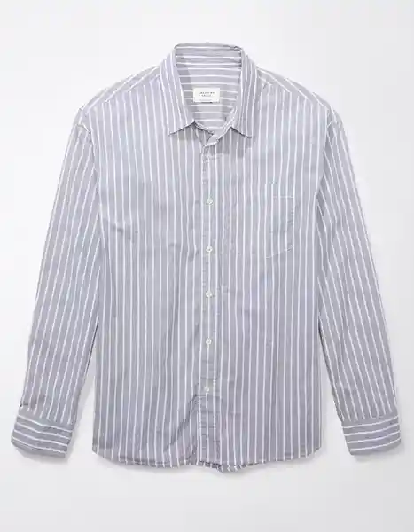 Camisa Hombre Gris Talla Medium American Eagle 01536297