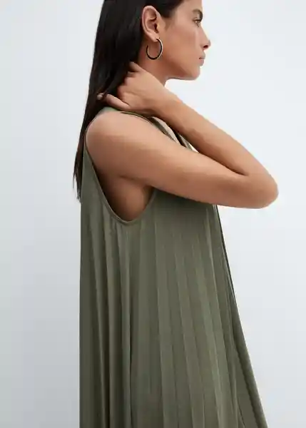 Vestido Turmalin-A Khaki Talla XS Mujer Mango