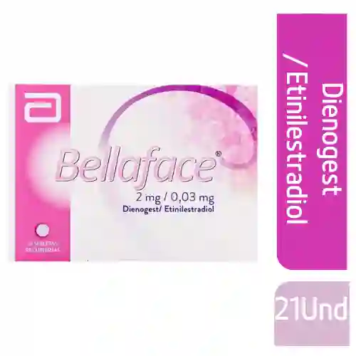 Bellaface Tabletas Recubiertas (2 mg/ 0.03 mg)