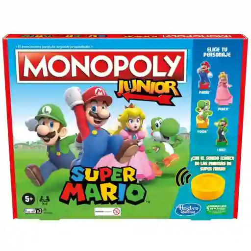 Hasbro Juego de Mesa Monopoly Súper Mario