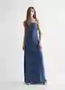 Vestido Charlize Azul Talla 22 Mango Teen Girl Mango