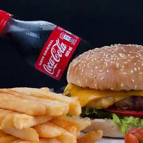 Combo Hamburguesa + Francesa + Coca-Cola