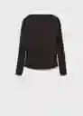 Camiseta Lilobar Chocolate Talla S Mujer Mango