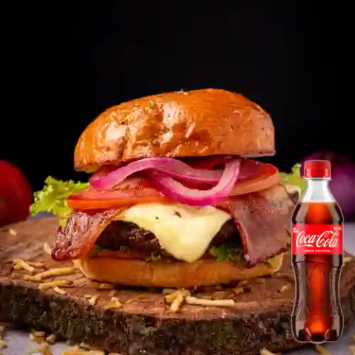 Combo Criolla Burger + Coca Cola Original 400 ml