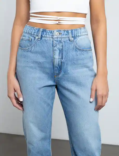 Jean Vesba Mujer Azul Índigo Medio Talla 4 Naf Naf