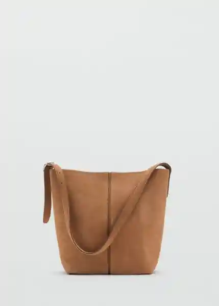 Bolso P Carnaby Camel Talla 99 Mujer Mango