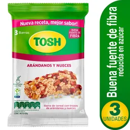 Tosh Barra de Cereal Arándanos y Nueces