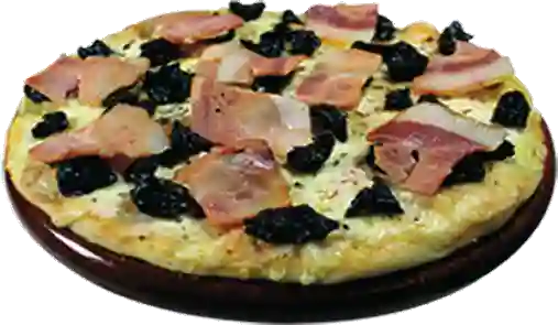 Pizza de Tocineta y Ciruela