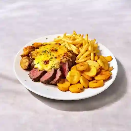 Baby beef gratinado