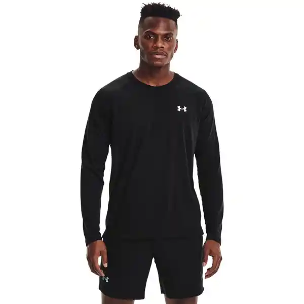 Under Armour Camiseta Streaker Long Sleeve Hombre Negro Talla SM