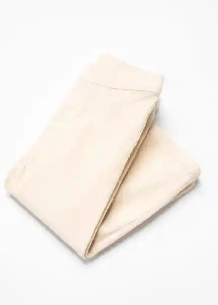 Pantalón Ursula Beige Talla 66 Niña Mango