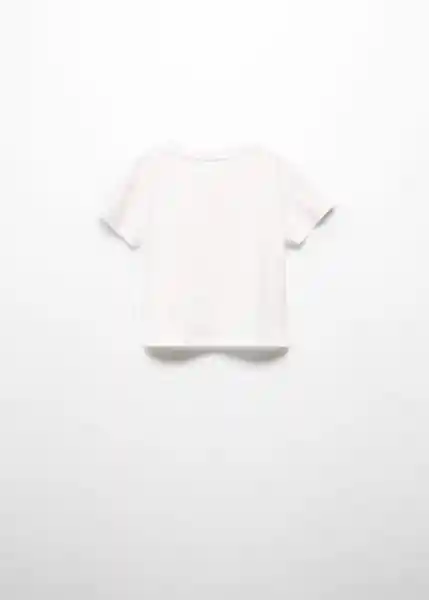 Camiseta Sol Off-White Talla 66 Niña Mango