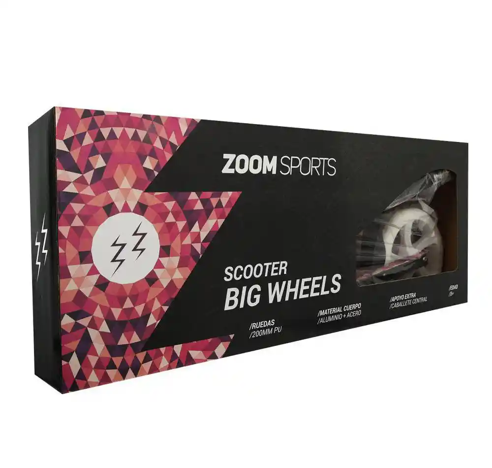 Zoom Patineta Big Wheels Morado Z5895