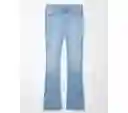 Jean Kick Boot de Mujer Color Azul Talla 4 LONG American Eagle