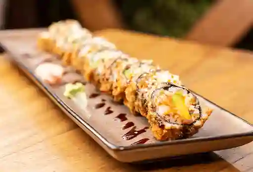 20 Bocados:Roll Salmón Tempura 10 Bocados+ Sakai Roll 10 Bocados