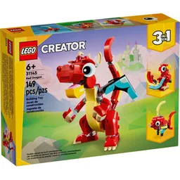 Lego Set de Construcción Dragón Rojo