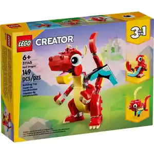 Lego Set de Construcción Dragón Rojo