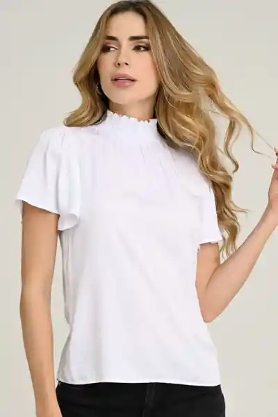 Blusa Amour Color Blanco Talla S Ragged