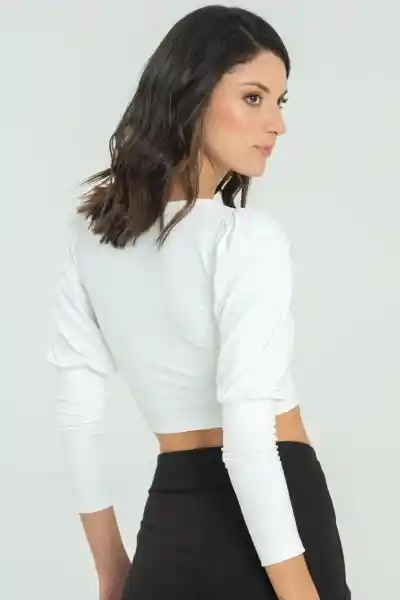 Crop Top Atwood Color Blanco Crudo Talla S Ragged