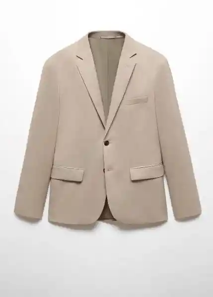 Blazer Americana Paris Beige Talla 44 Hombre Mango