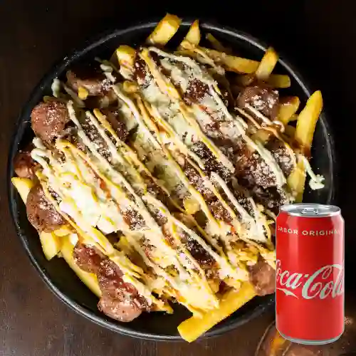 Combo Choripapas + Coca Cola Original 235ML