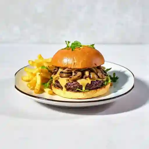 Hamburguesa Champiñones