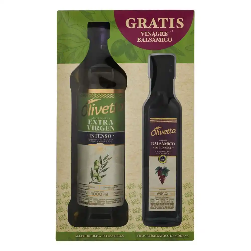 Olivetto Of Aceite Oliva Virgen Gts Vinagre1000 Ml