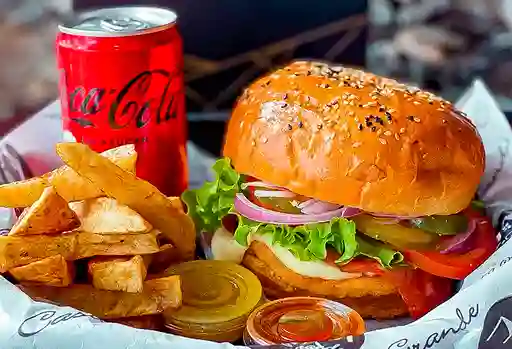 Combo Hamburguesa de Pollo
