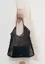 Bolso M Robin Negro Talla 99 Mujer Mango