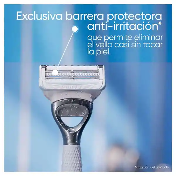 Repuesto Cuchilla Afeitar Mujer Gillette Venus Área Íntima 4 Und