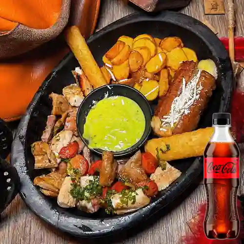 Parrillada Llanero Solitario +Cocacola ZERO 400ml