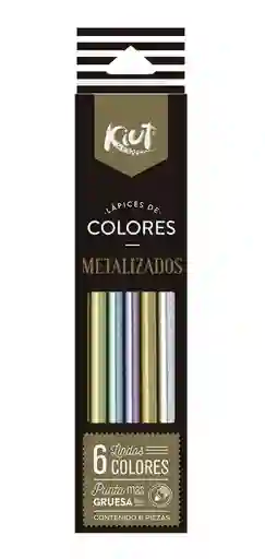 Colores Kiut Metalizados X6