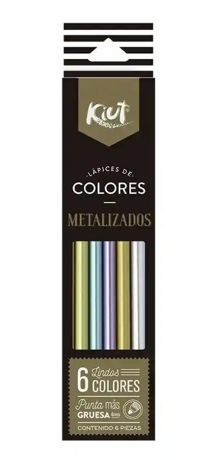 Colores Kiut Metalizados X6