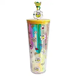 Colección Daisy Minions Vaso Plástico Doble Pared Amarillo