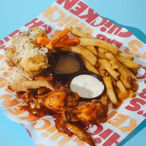 Alitas Caja Doble Mutante