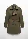 Abrigo Parka Tango Khaki Talla XL Hombre Mango