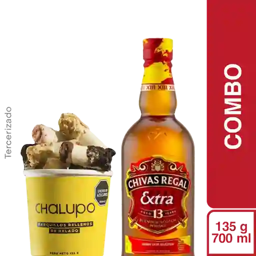 Combo Chivas Extra 13 + Barquillos Chalupo