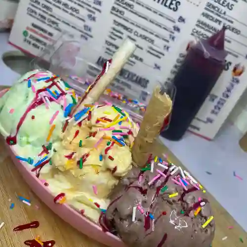 Banana Split Sencilla