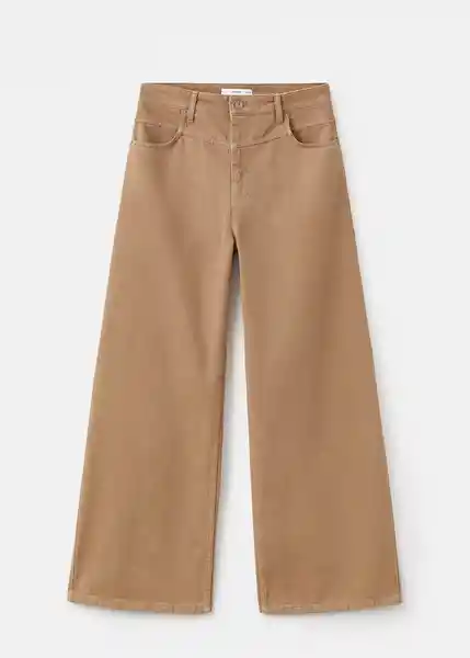 Jean Blair Caramelo Talla 44 Mujer Mango