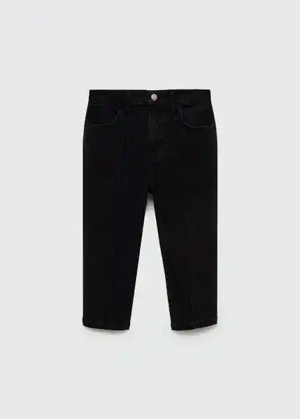 Jean Lora Tejano Negro Talla 38 Mujer Mango